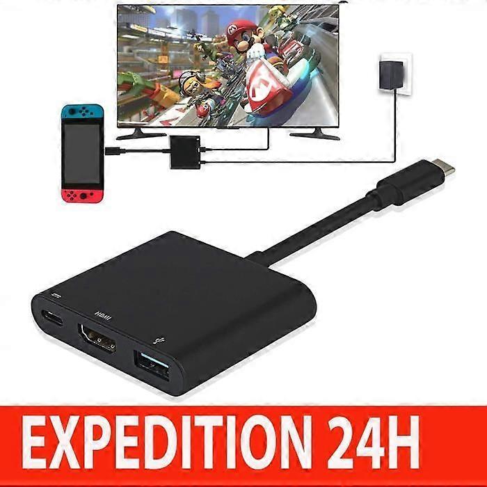 HDMI Adapter - Unspecified - 4K 1080P - USB Type C - Multiport - Charger and Converter