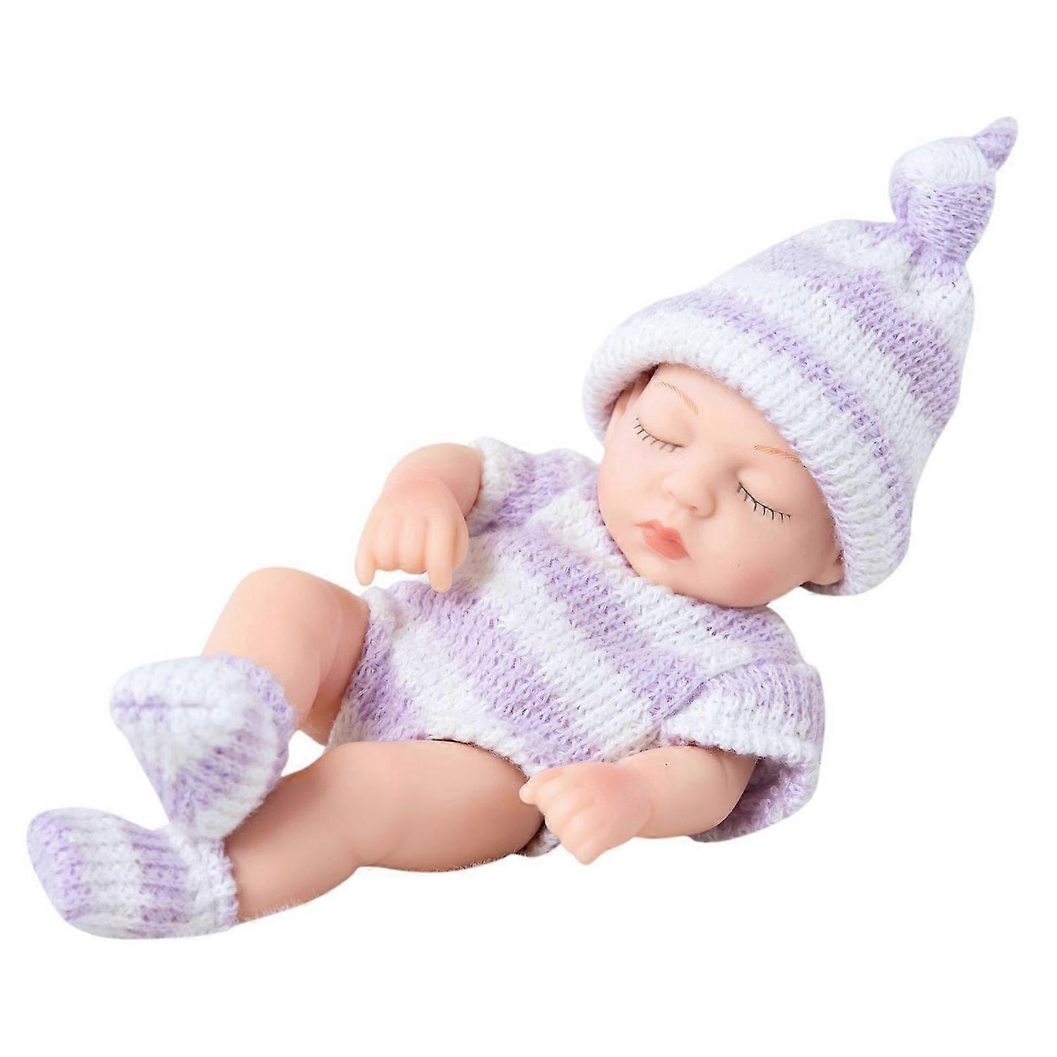 Mini Soft Realistic Baby Doll 18cm