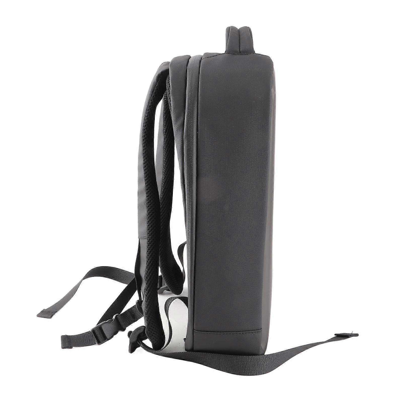 LED Motorcycle Backpack Black 16 Inch Programming LED Backpack Laptop Bag for Travel and Camping 