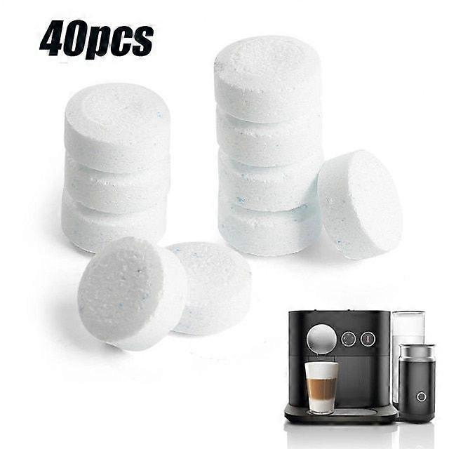 40pcs Espresso Coffee Machine Cleaning Tablet Effervescent Tablet Descaling