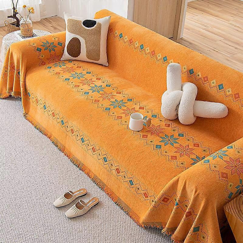 Four Season Universal Sofa Slipcover Non-slip Boho SofaCover Blanket, Sofa Cushion Protective Cover for Home Decor funda sofá