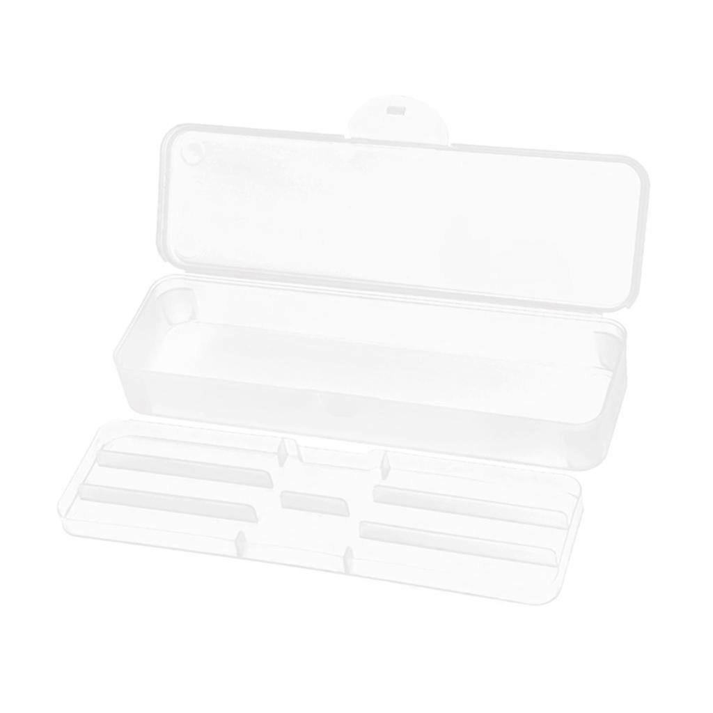 Zweischichtige Aufbewahrungsbox Nagelfeile Dotting Zeichnung Pinsel Container Case