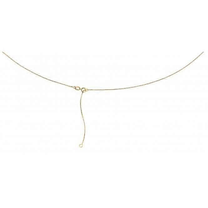 9ct Venetian Box Chain With Extender GN141