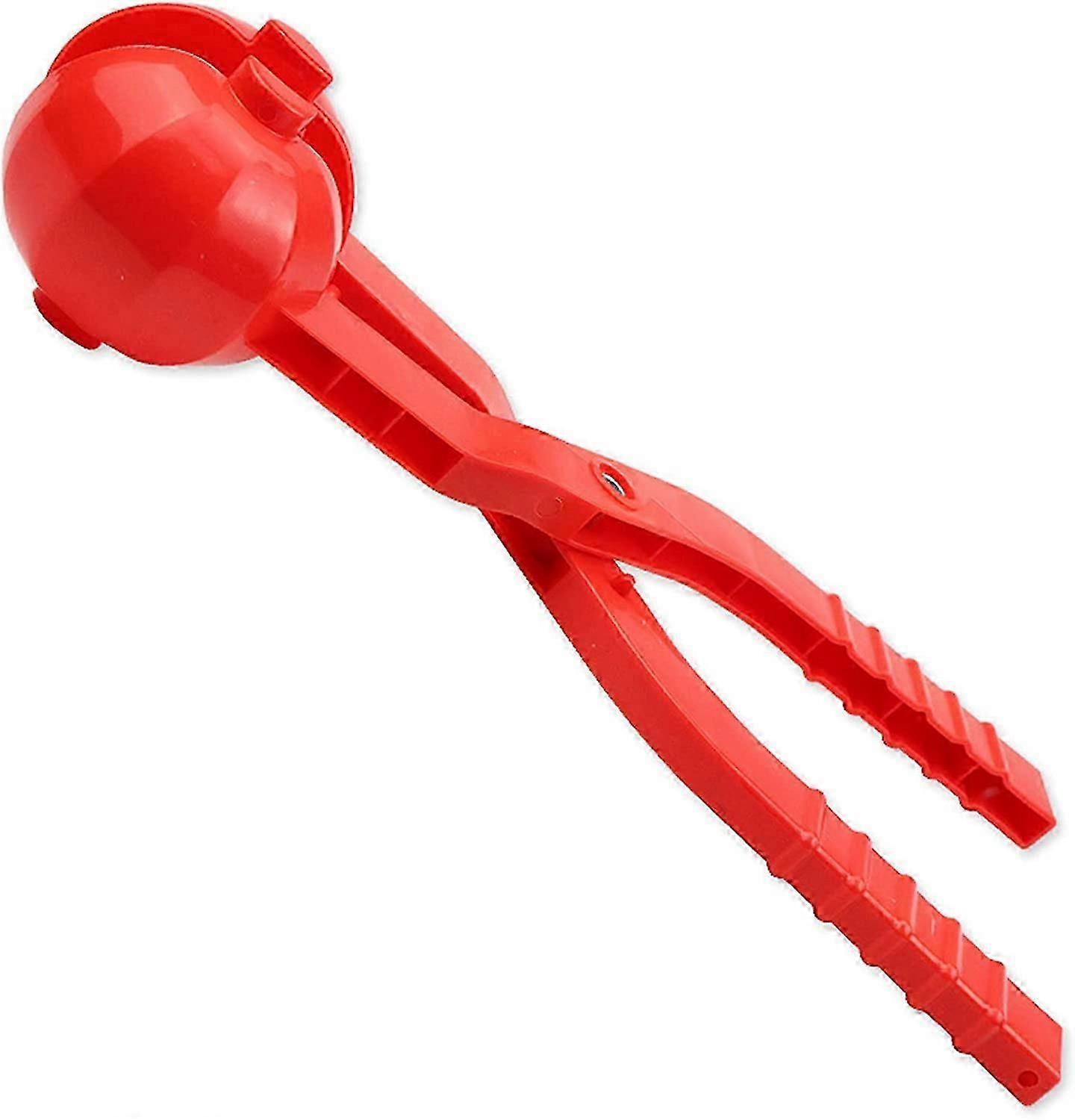 Generic Snow Maker Sand Molds Winter Shaped Tool Globular Clamp(Red)