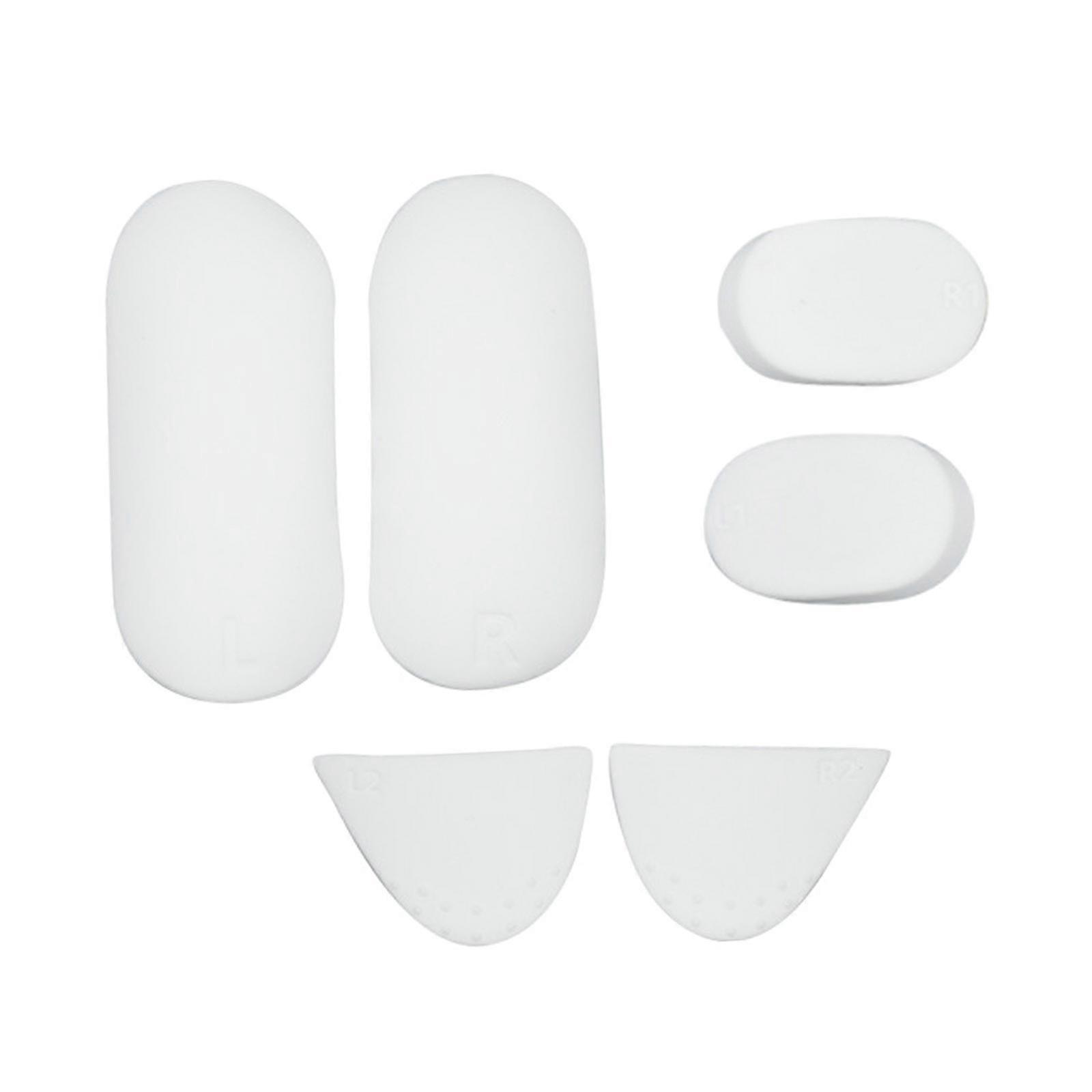 Durability VR Controller Silicone Case Anti-slip Silicone Pad Cover for PS VR 2 Handle Silicone Case Dustproof Cover White