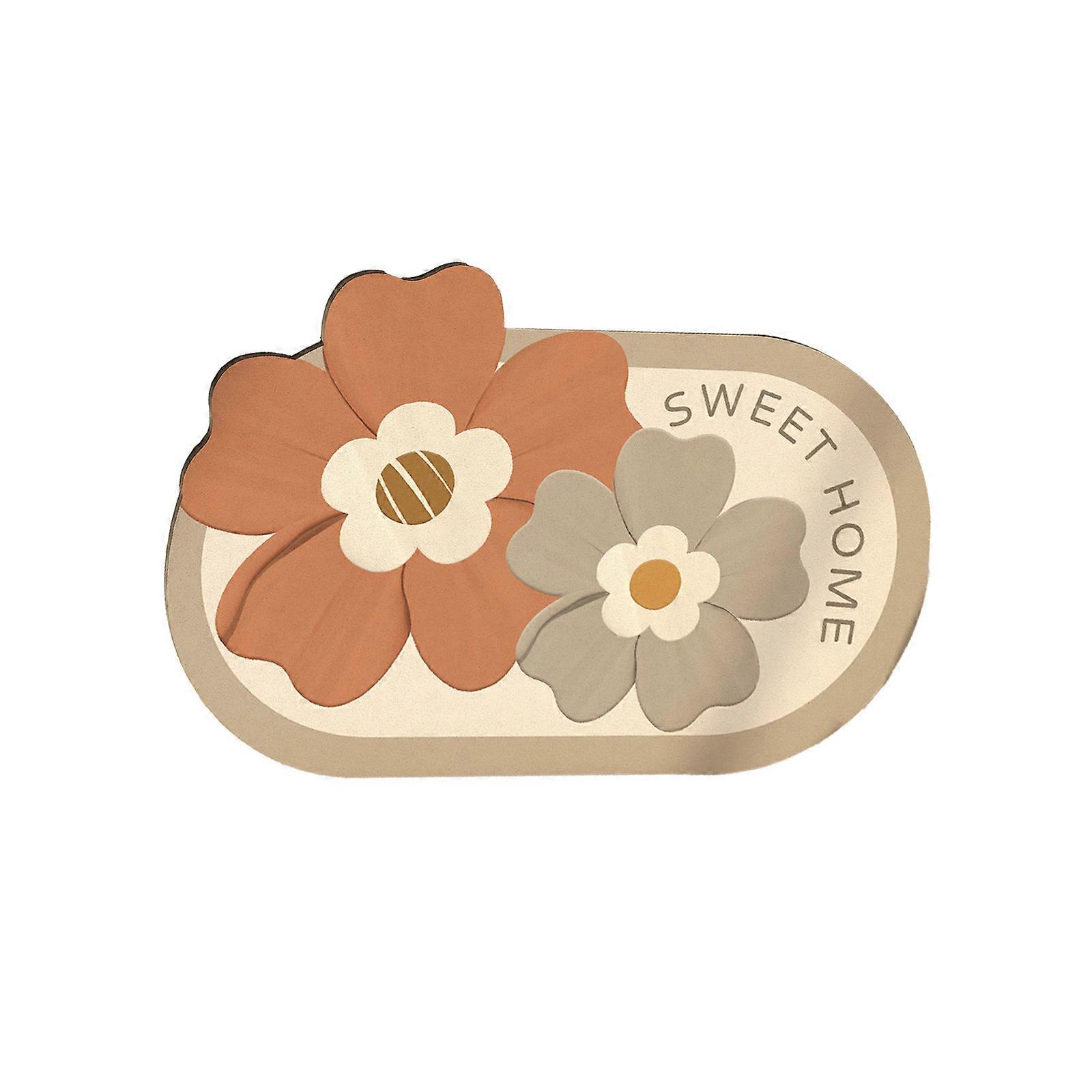 مضحك ممسحة زهرة دياتوم الطين ماصة التجفيف لينة حصيرة الحمام باب حصيرة المرحاض عدم الانزلاق حصيرة الحمام الطابق حصيرة