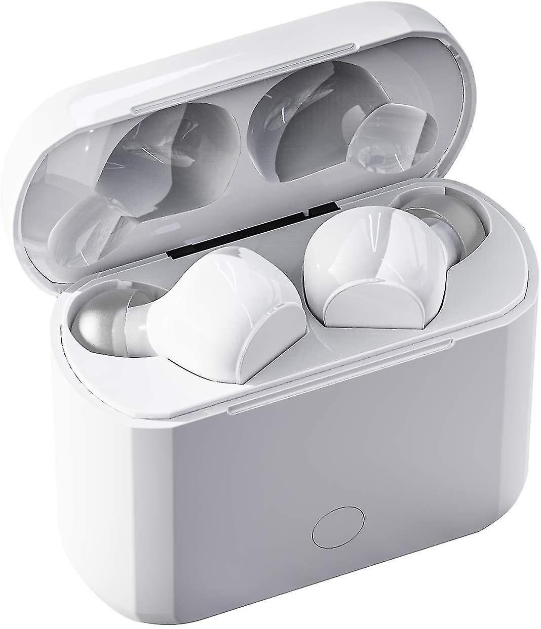 Bluetooth Headphones, Magnetic, Wireless, With Charging Box, Compatible With Bluetooth(white)