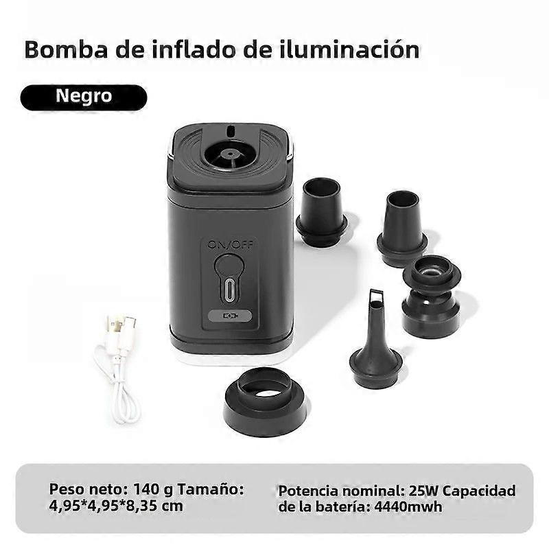 Portable Cordless Electric Air Pump Compressor Inflator/Deflator for Inflatable Cushions, Air Beds, Boats, Swimming Balls