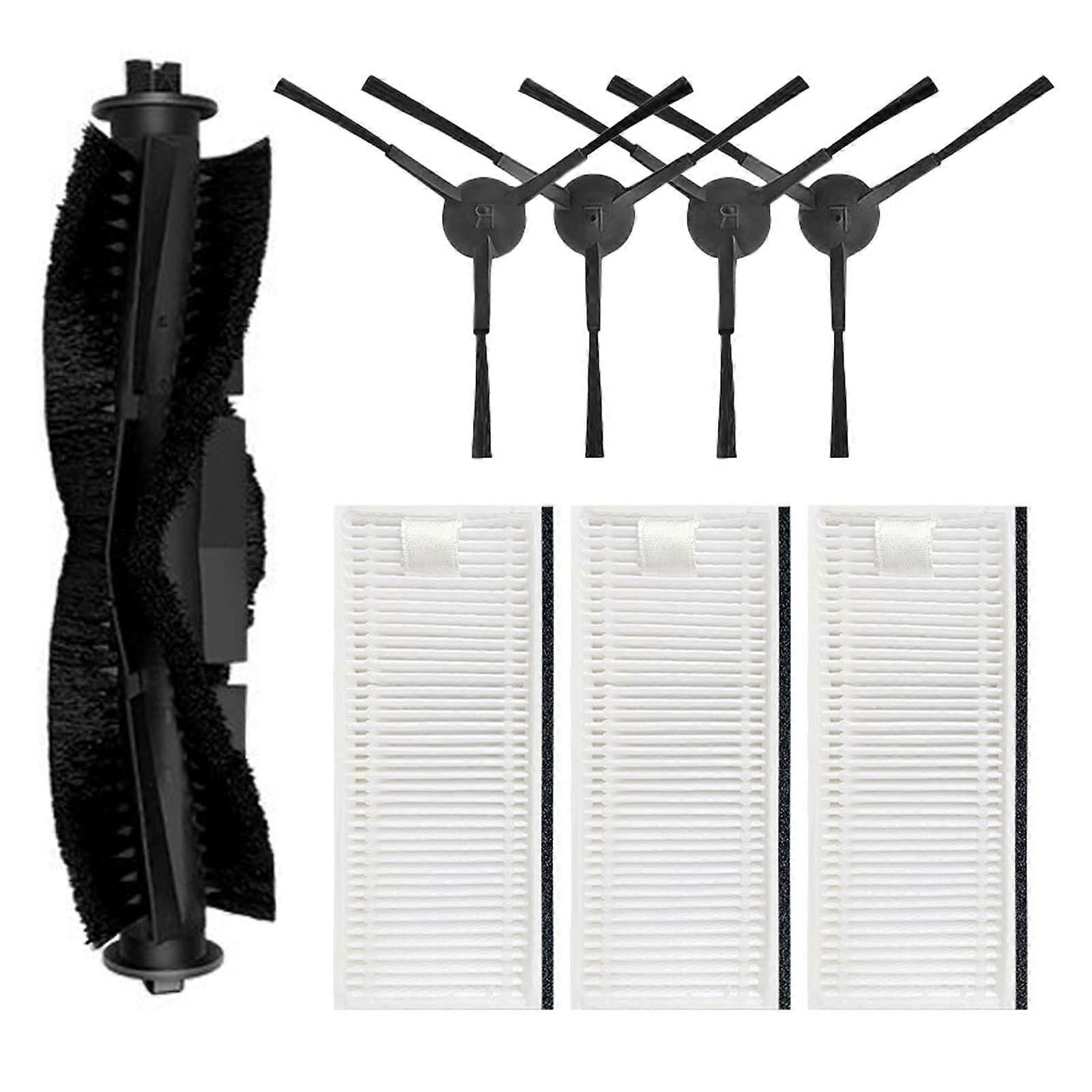Replacement Parts Compitable For Tikom G6000 / Tikom G7000 Robot Vacuum Spare Parts Main Brush Side Brush HEPA Filter