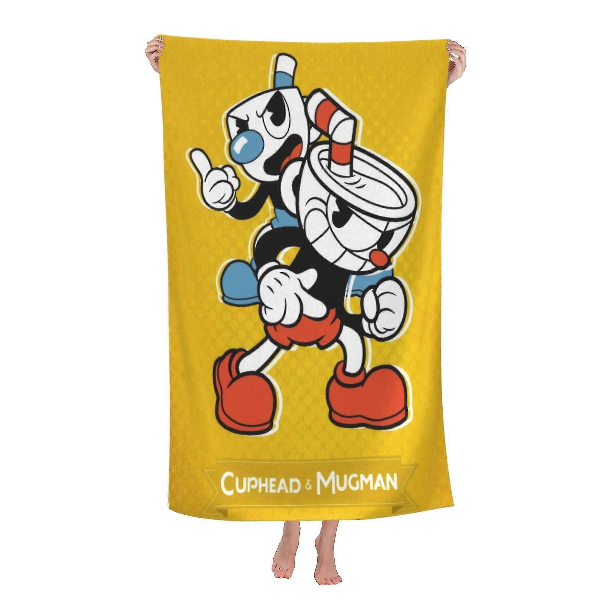 Cuphead Beach Towel, Large Microfiber Bath Towel #u4ge