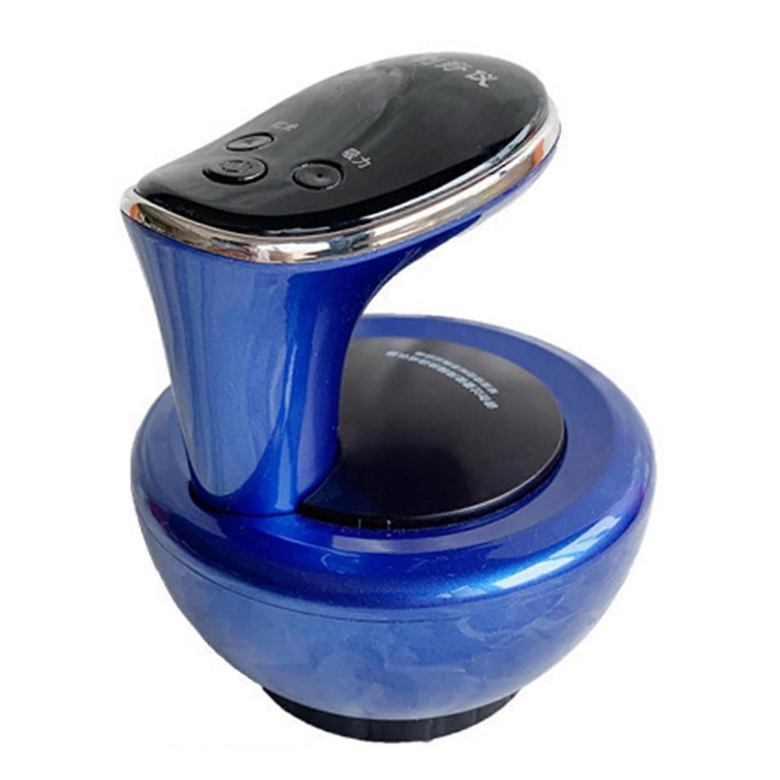 Electric Gua Sha Instrument Negative Pressure Hot Compress Cupping Massager - 9 Stages Suction Adjustment, USB Charging LCD Display