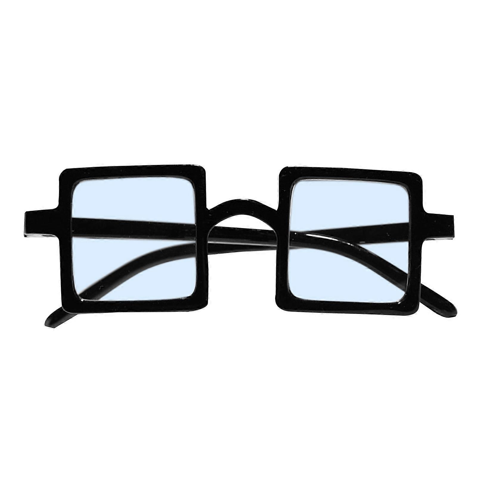 Kinder Oversized Square Sonnenbrille Trendige Flat Top Kleinkind Sonnenbrille für 2-10Jahre Schwarzer Rahmen