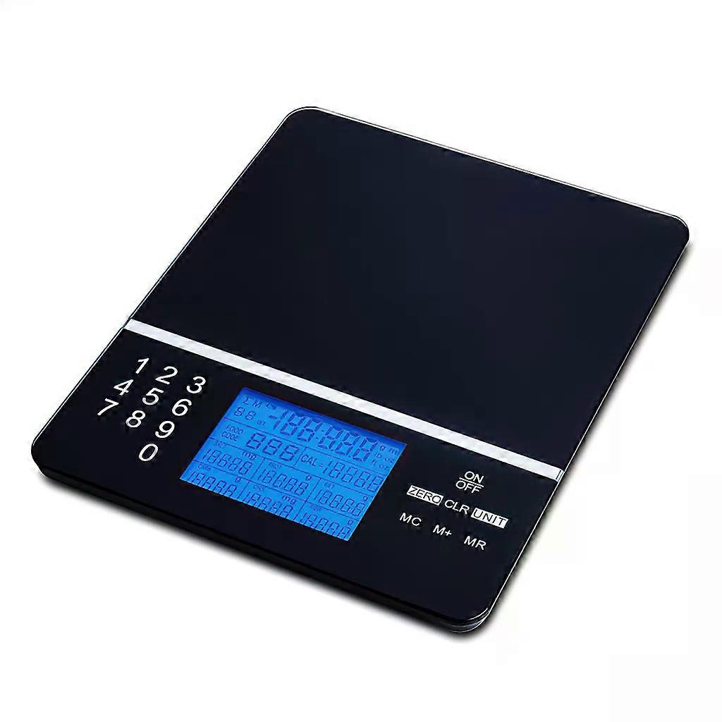 Portable Kitchen Scale with Nutritional Calculator, 5kg Capacity, Precision Portion Control