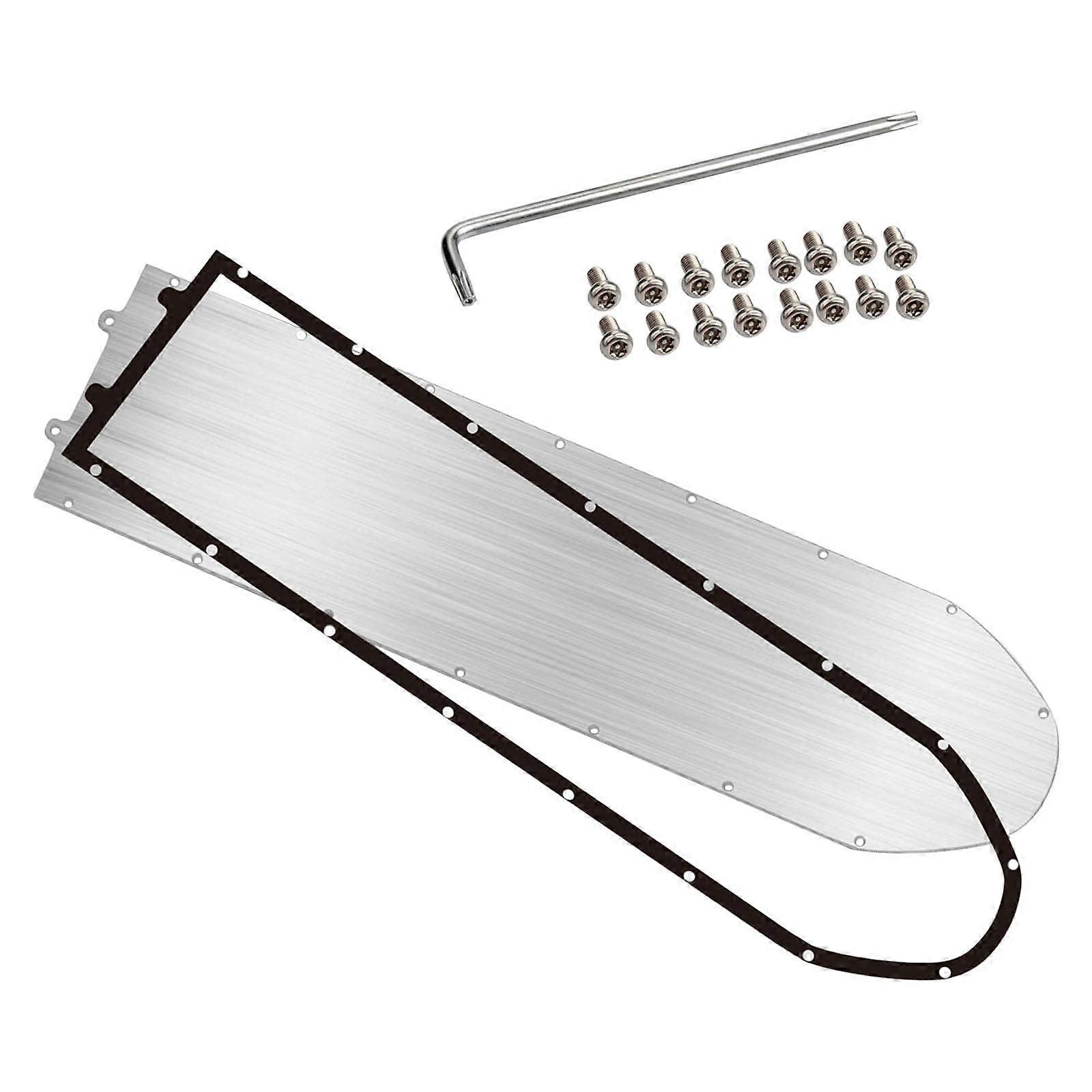 Electric Scooter Bottom Battery Cover - Replacement Seal Plate for Compatible Models, Durable Material, Easy Installation