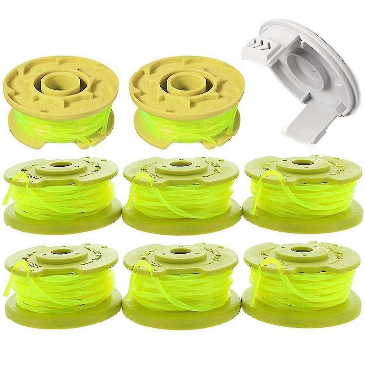 8pack Weed Eater Spool Replacement With Cap Covers Compatible With One Plus+ Ac80rl3 For 18v, 24v