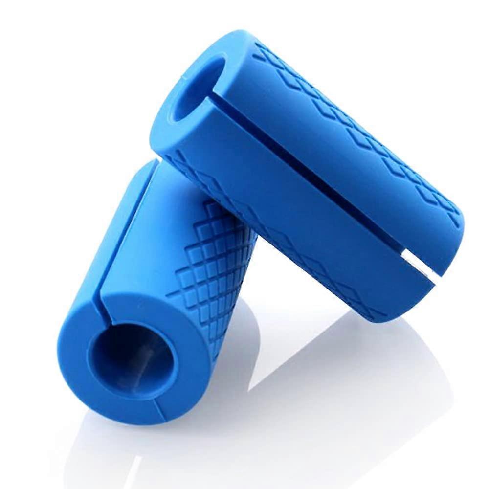 Grip Fat Dumbbell Barbell for Weightlifting, Silicone Non-Slip Thick Bar Grips, 1 Pair Fitness Handles in Standard Size