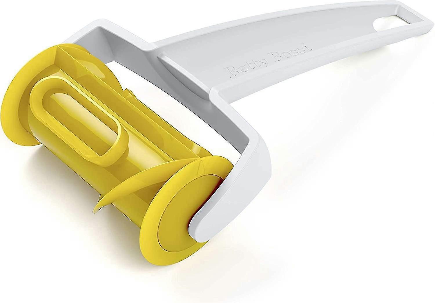 Rolling Pin Roller for Making Breadsticks, Aperitif Sticks and Homemade Appetizers (Dark Yellow)