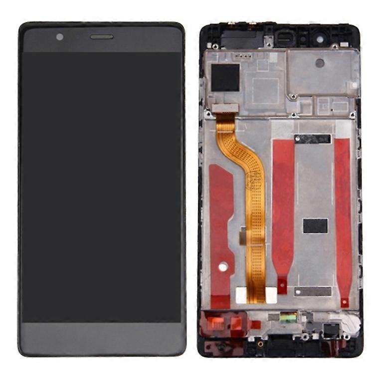 Compatible For Huawei P9 Grade C LCD Screen and Digitizer Assembly + Frame (without Logo)