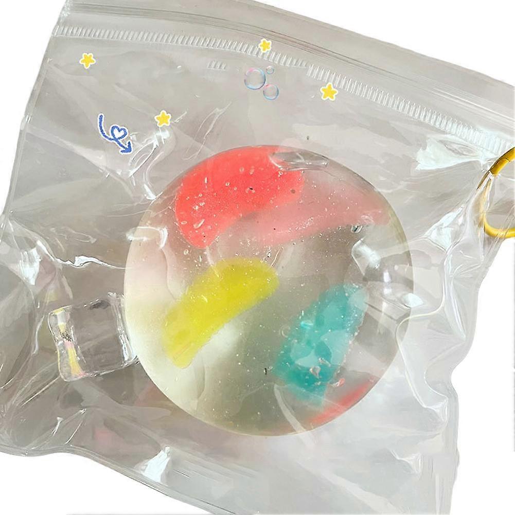 Håndlavet boldklemme og stresslindring legetøj nat lys sukker langsom rebound