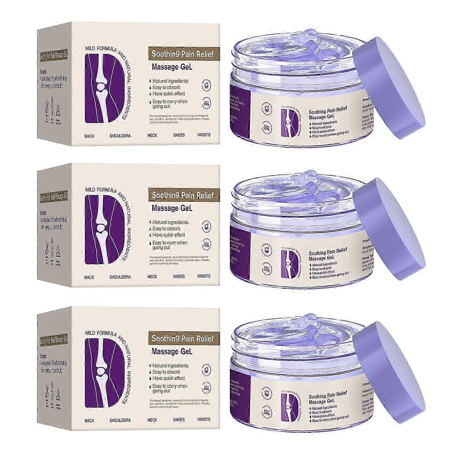 Joint Pain Relief Massage Gel Purple Cream για κοινές δραστηριότητες σε όλο το σώμα, καταπραΰνει τα γόνατα, την οσφυϊκή χώρα, το λαιμό, τα χέρια και τα πόδια Νέα άφιξη