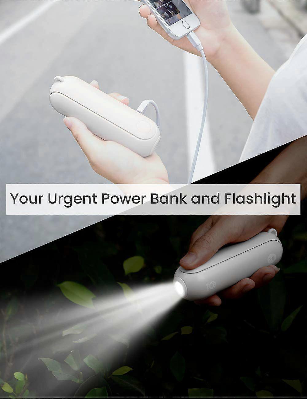 USB Rechargeable Handheld Mini Fan (White)