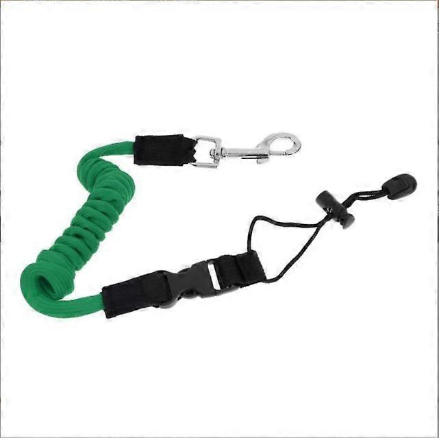 New Kayak Belt Traction Rope Elastic Canoe Paddle Rope (Green)