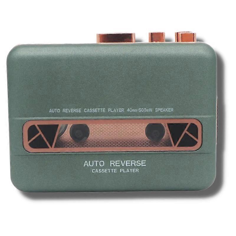 カセットプレーヤー - クラシックレトロウォークマンテープカセットレコーダー - 自動再生 - キャリングケース&イヤホンを含む-