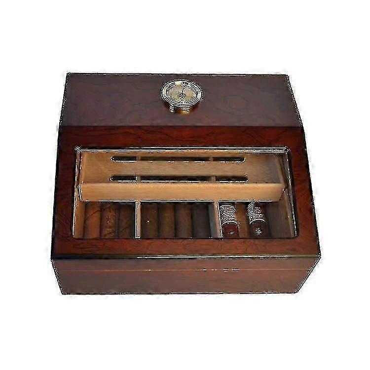 Double layer cigar humidor cedar wood humidor large capacity humidor