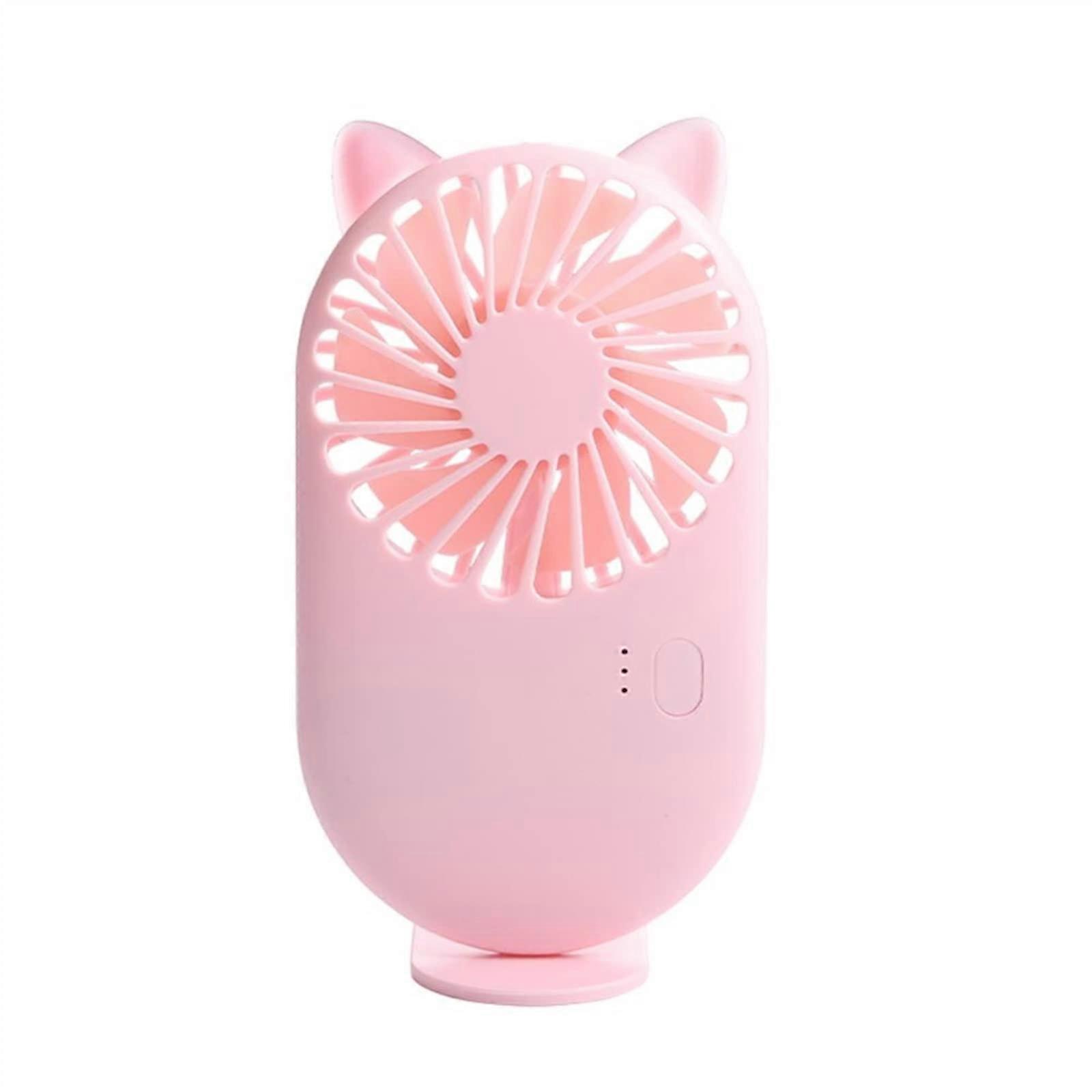 Mini Handheld Fan USB Chargeable 3-Mode Adjustable Portable Desktop Fan For Outdoor Travel Office Personal Small Fan