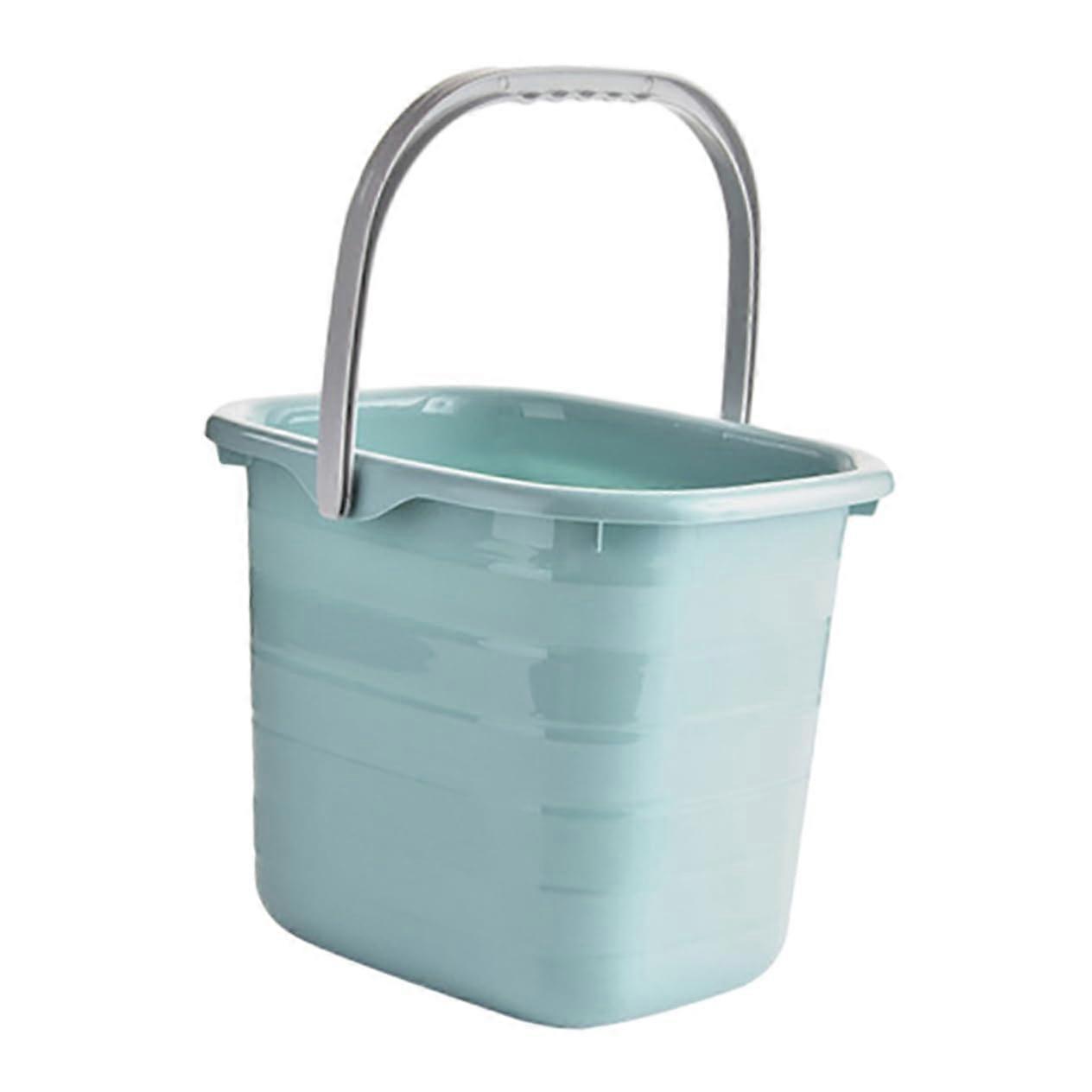 Sturdy Plastic Water Bucket Handle Large Cleaning Bucket for Home Use Mop Bucket