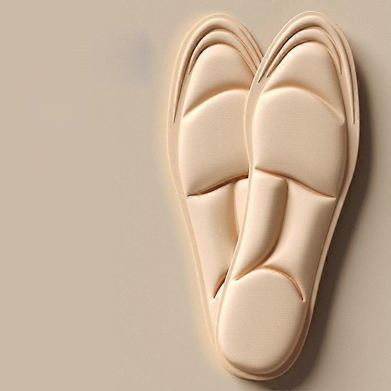 2pcs Memory Foam 5d Sport Insoles Shoes Women Men Deodorant Breathable Cushion Running Insoles For Feet Care Orthopedic Insoles - Insoles