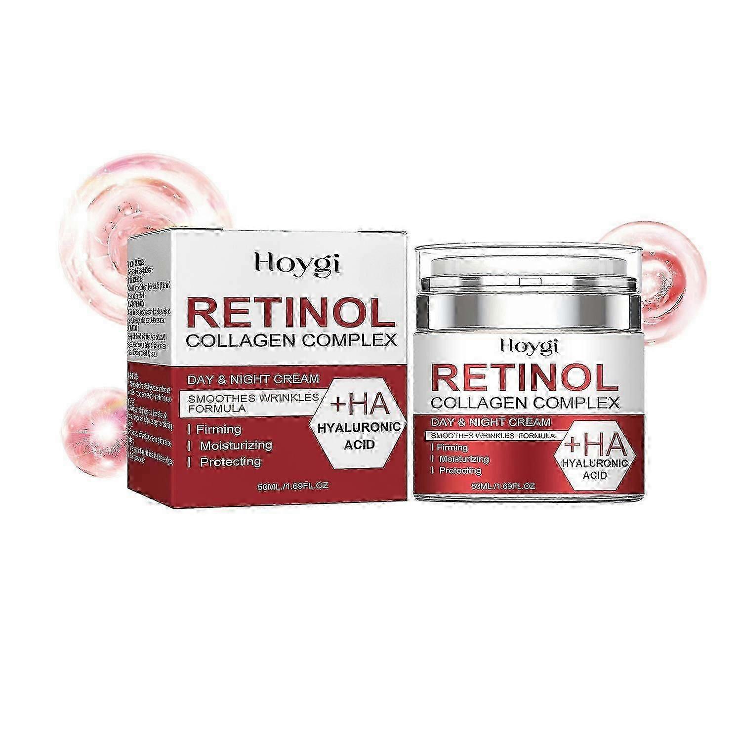 Hoygi Retinol Anti-Wrinkle Cream, Reduces Fine Lines By Firming, Tender Skin And Moisturizing Anti-a