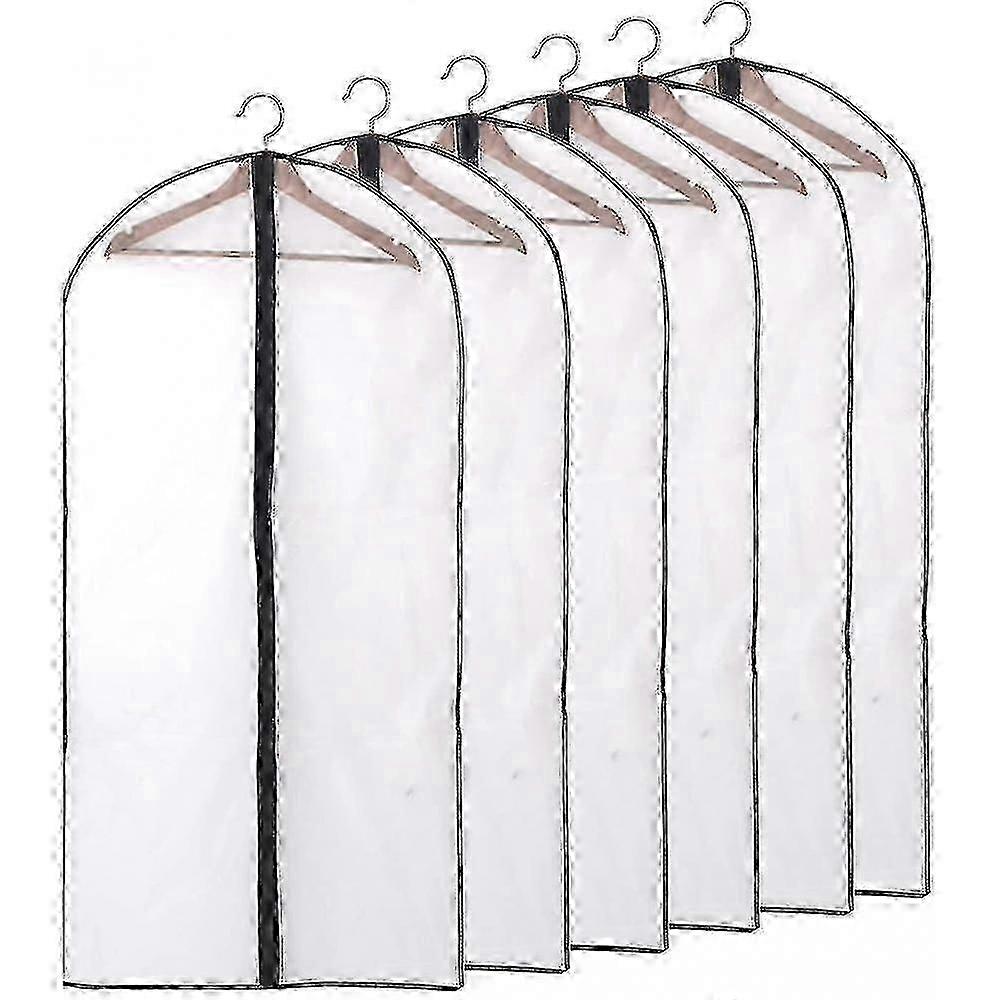 Bolsas de ropa, [6 piezas] Funda de ropa transparente, con Cxn