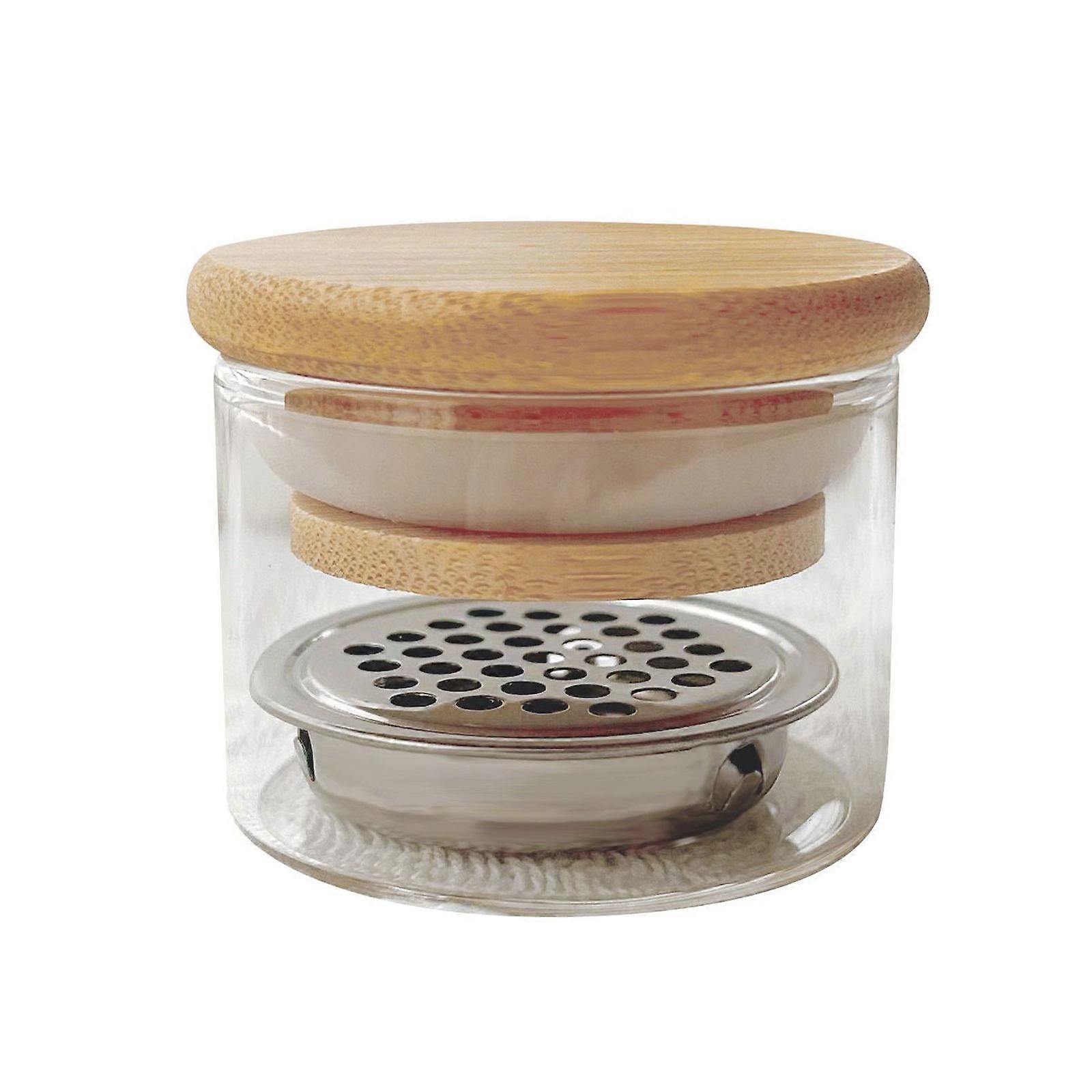 蓋とステンレス鋼フィルターマニキュアツールオーガナイザー付きプロのネイルアートブラシクレンジングカップネイルサロン用品