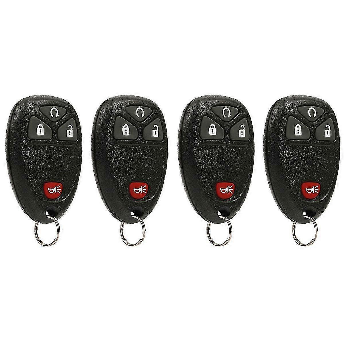 4X Key Fob Keyless Entry Remote for / 2007-2016, 15913421 OUC60270