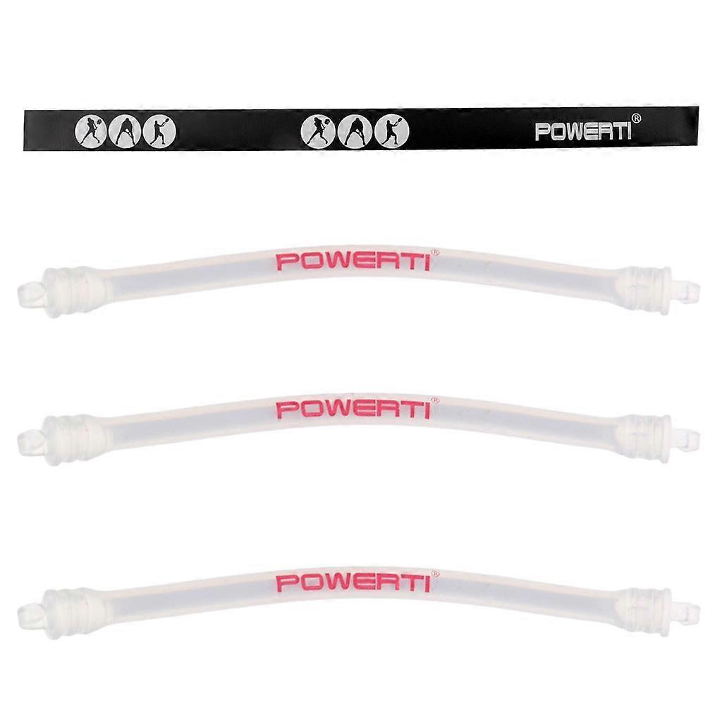 3 Pieces Tennis Racquet Vibration Dampener Damper with Tennis Racket Head