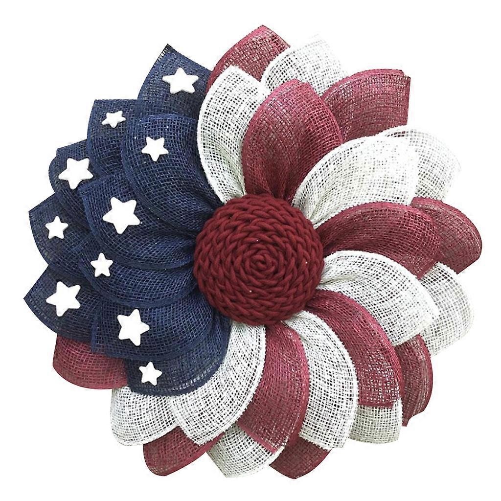 Simulation Leaf Sunflower Wreath Artificial Garland Hanging Pendants Decoration