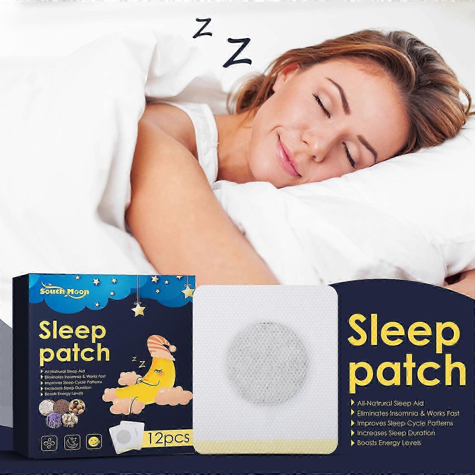 12 Pcs Sleep Patches,Sleep Patches for Adults,Sleepy Patch Improve Quality Sleep,Sleep Stickers Helps Quickly Sleep