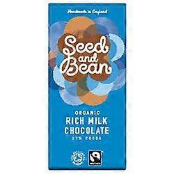 Seed & Bean Organic Dominican Rich Milk Chocolate Bar 75g