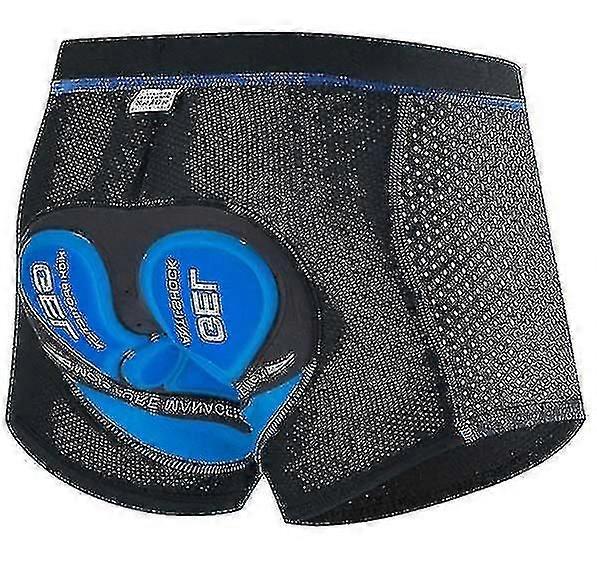 mäns 3D vadderade gel cykelshorts, andningsbara cykelunderkläder för inomhusträning utomhus