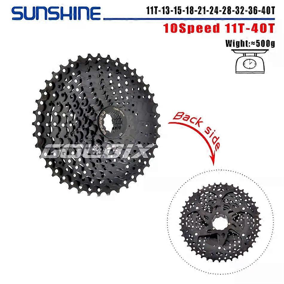 con  MTB Cassette 8/9/10/11/12 Speed 40/42/46/50/52T Black K7 Cassette Sprocket for  HG Structure