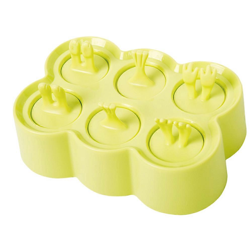 Silicone Popsicle Making Mold for Kitchen Green Color Lightweight Portable with Animal Shape Design