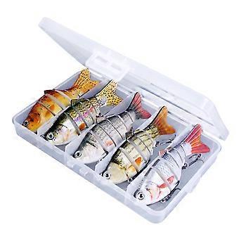 Truite multi-articulée Leurres de doré jaune Swimbait Leurres de pêche au vairon Appâts Wobbler