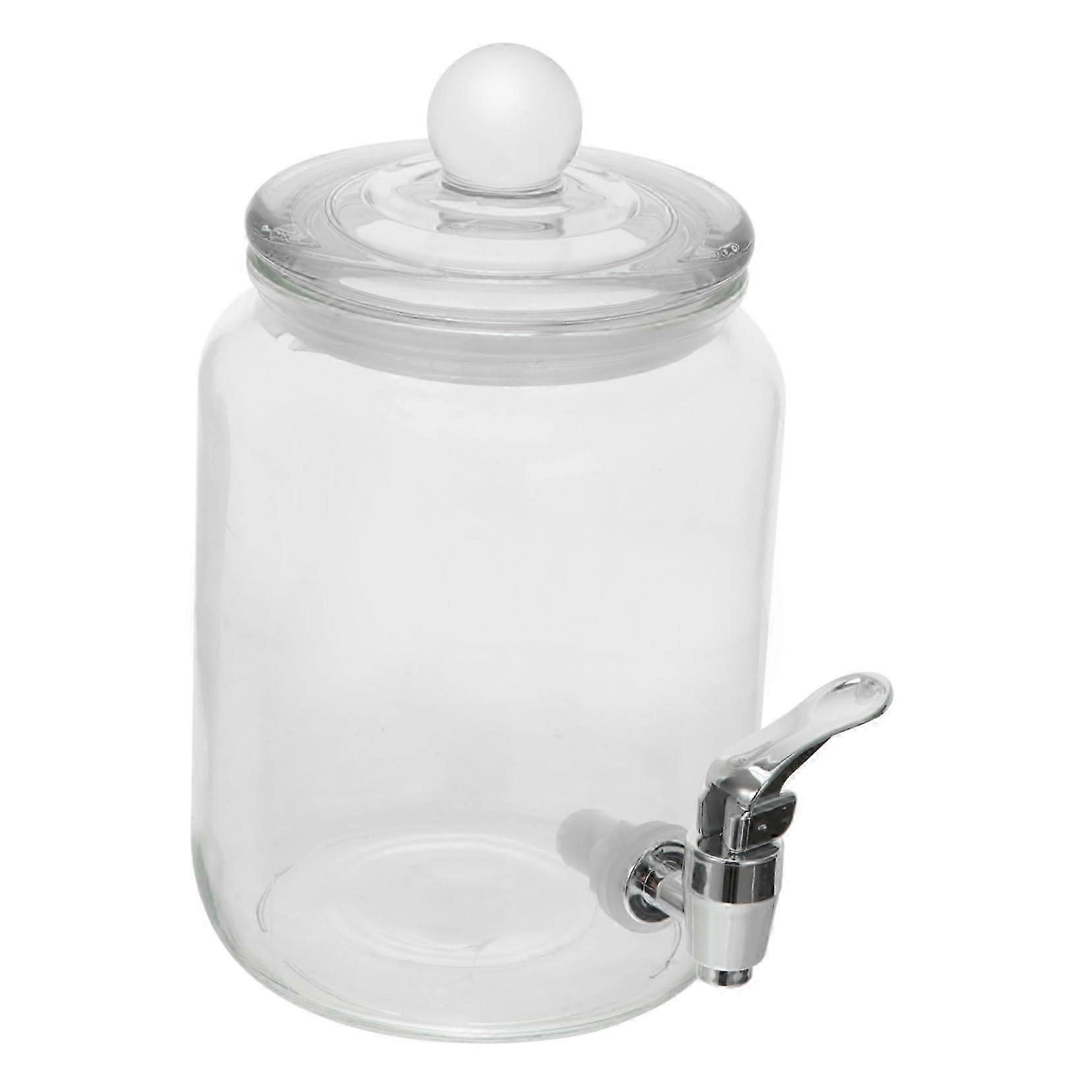 Glass Beverage Dispenser for Dad or Husband