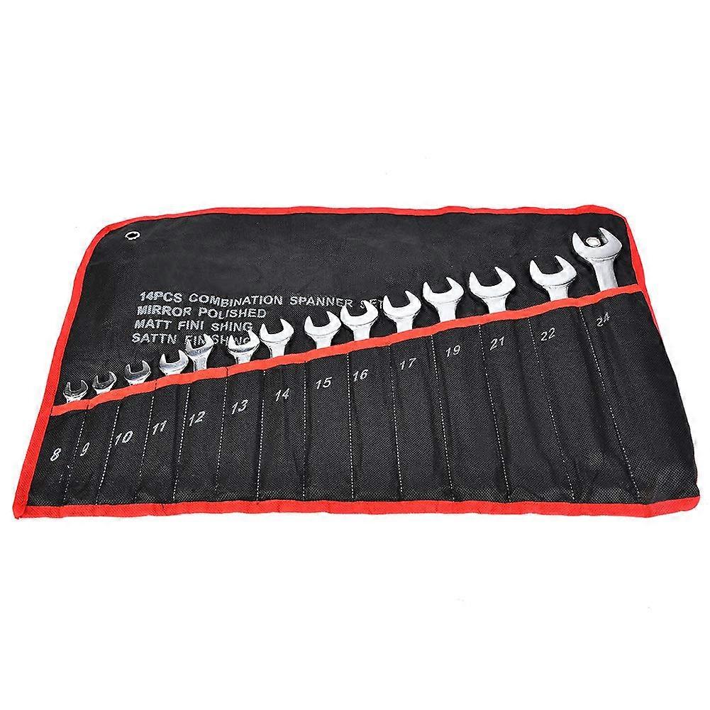 824 mm Chrome Vanadium steel key set heat with tool bag, Complete specifications Ref: 7852