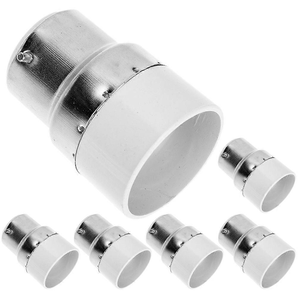 6pcs Bulb Holder Converter Adapter B22 to E14 Adapter Light Socket Adapter Converter