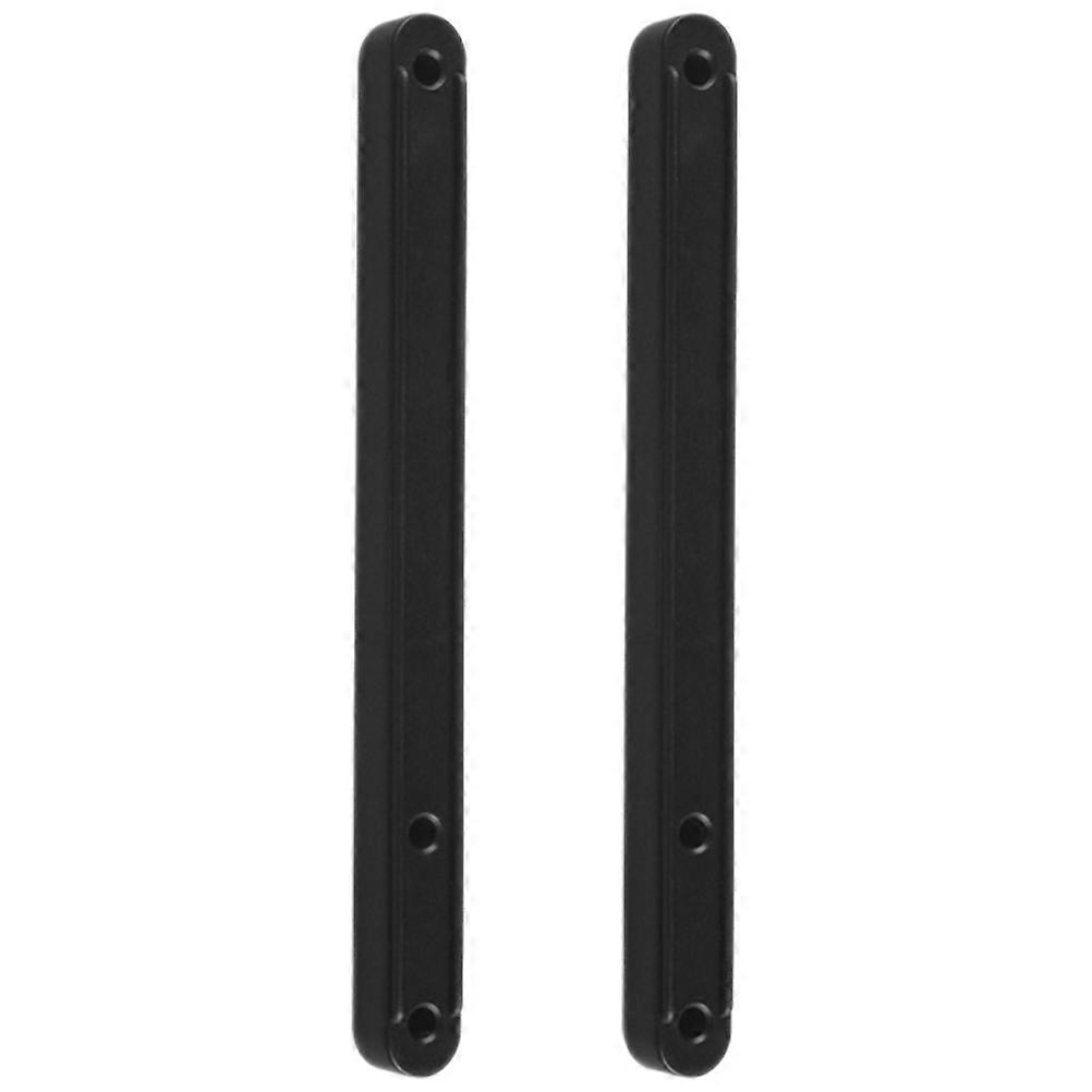 Drawer Track Guide Quiet Operation Bedside Cabinets Rectangular Side Mount Plastic 18.00X1.50X1.30CM 2Pack