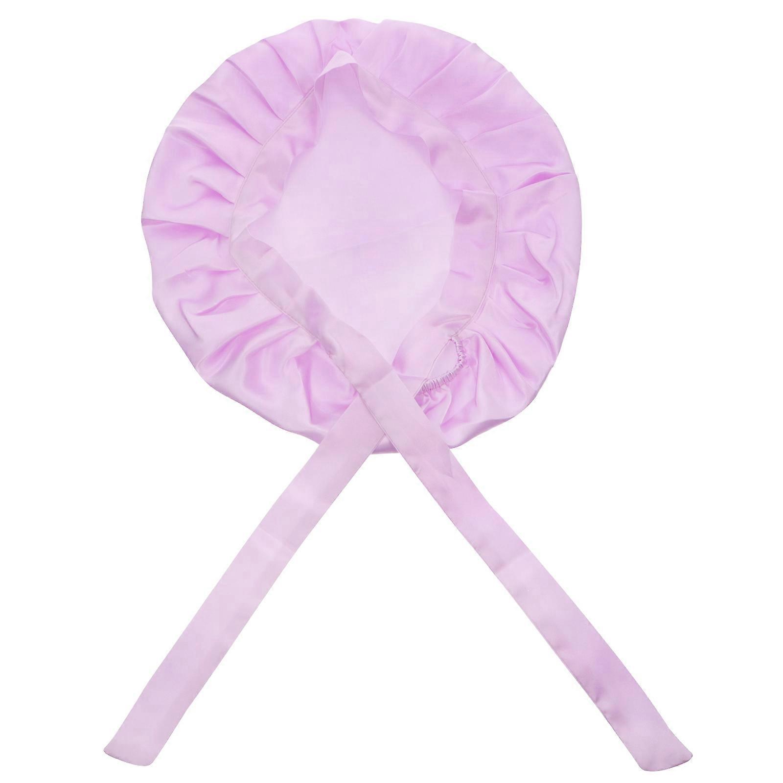 Elastic Night Sleep Cap Adjustable Sleep Hat Sleeping Bathing 11.40X11.40X0.20in 1Pcs