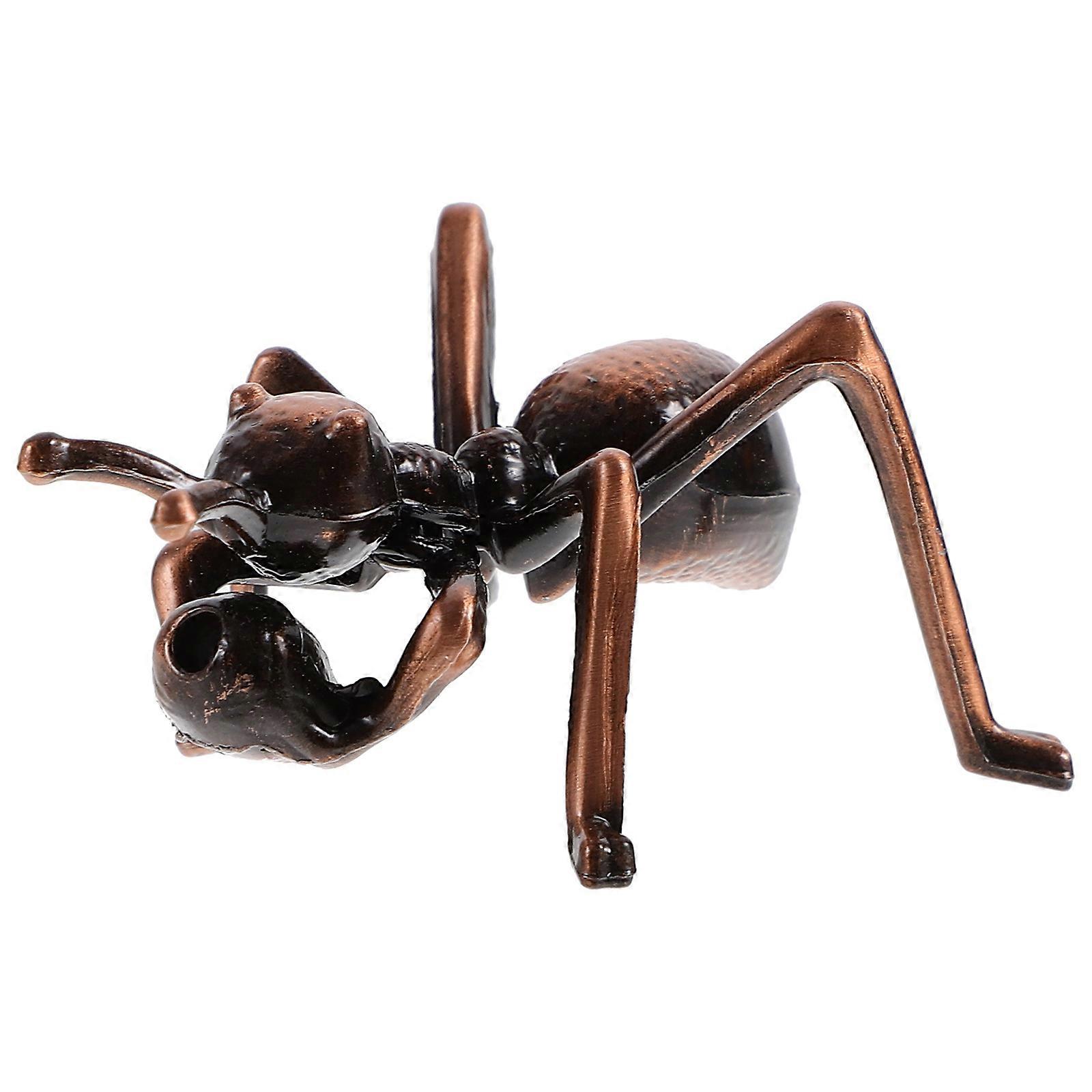 Insence Stick Holder Ant Shaped Incense Burner Aromatherapy Meditation Dark Brown 5.00X4.00X2.50CM 1Set