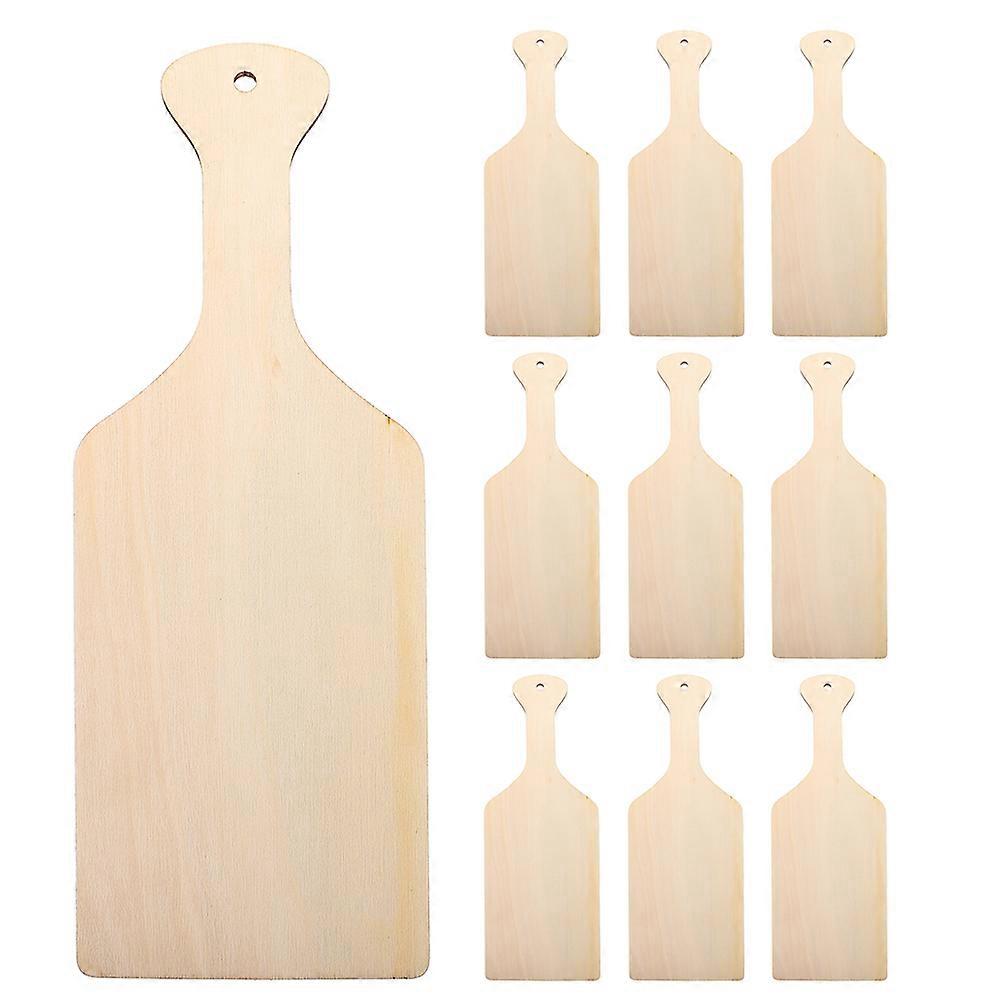 Wooden Cutting Board Small with Handle for Serving 10Pcs Set